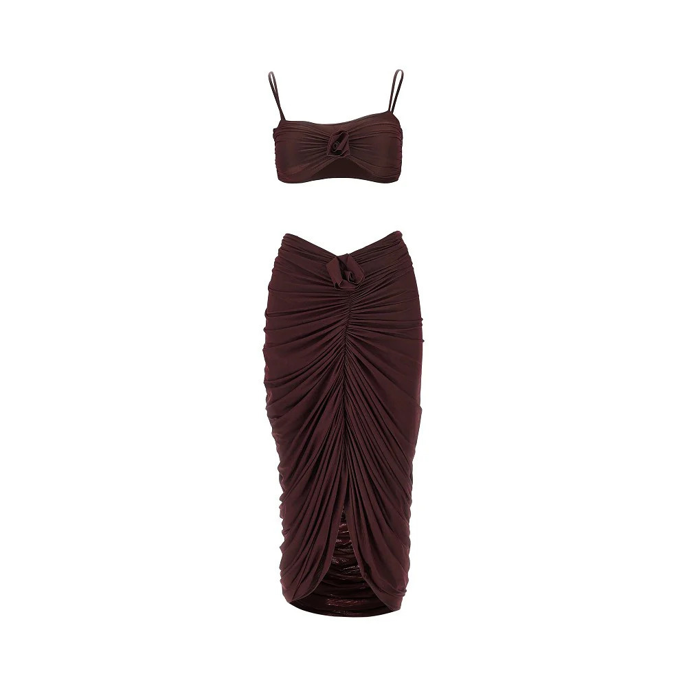 Maygel Coronel Medusa Stretch Lycra Co-Ord Set